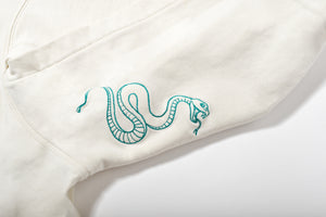 Sword & Serpent Hoodie - Antique White