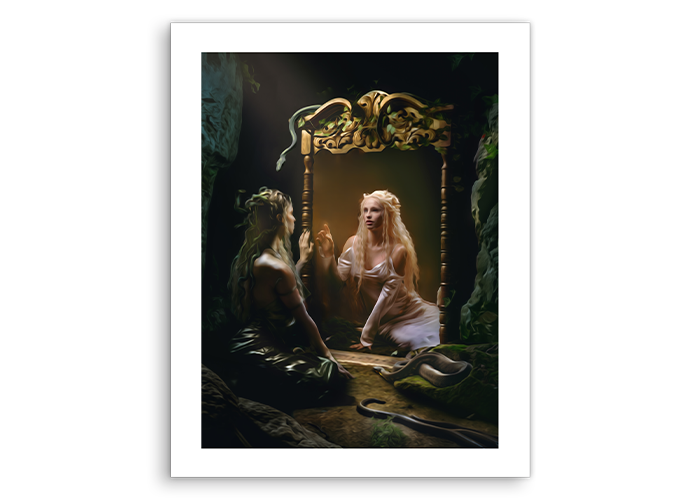 Medusa in Mirror - Art Print (Small) – SLEW
