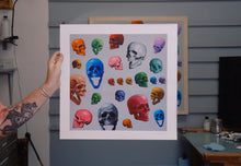 Load image into Gallery viewer, Skull Mosaic Fine Art Print

